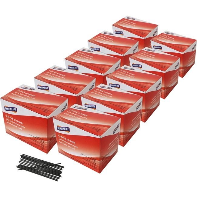 Genuine Joe Stirrer PLASTIC.5.5".BK 1K GJO03196CT