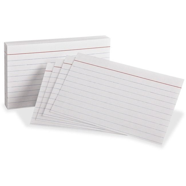 TOPS Products / ACCO legacy Oxford Cards Index Hvy Rul 3X5 100 OXF63500