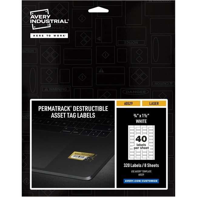 Avery Products Corporation Label Dst Asettg We 40UP AVE60529