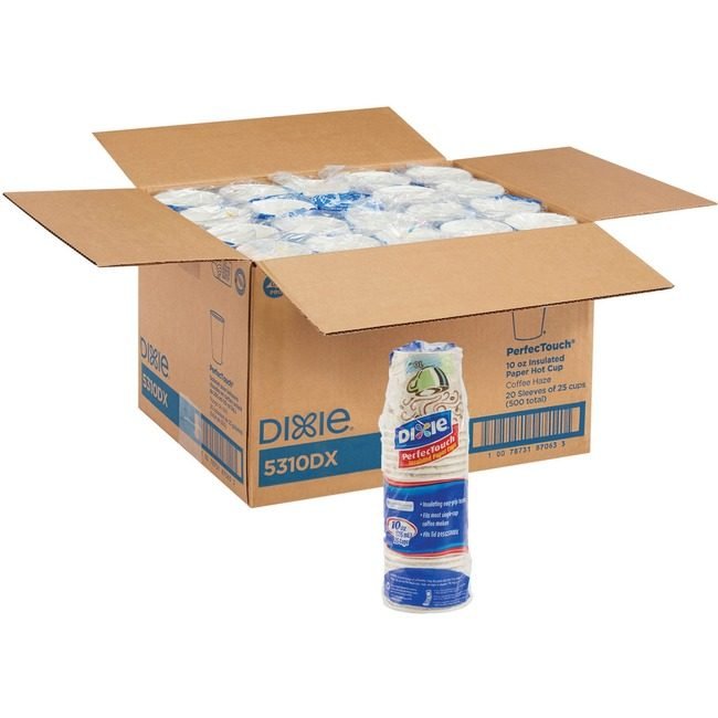 Georgia-Pacific Dixie Cup Hot P/T Insulated 10OZ DXE5310DXCT