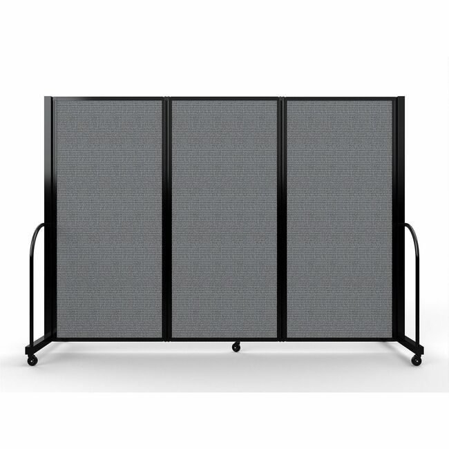 Screenflex Divider 6HX87"W Gray Bkfr SCXFSH603BDG