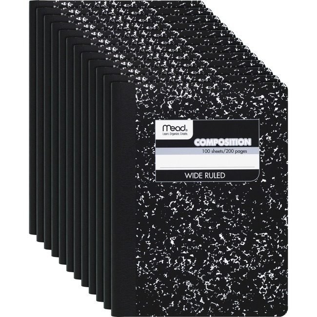 ACCO Brands Mead / Five Star Book Composition Blk Marble MEA09910CT