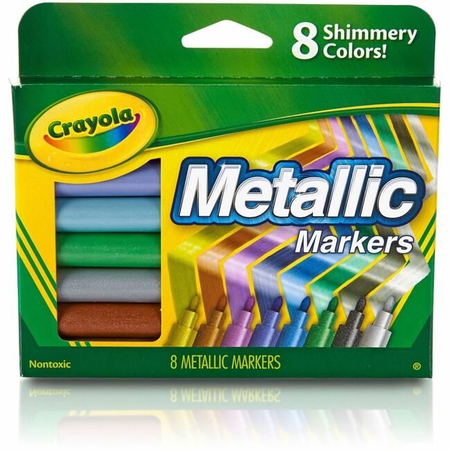 Crayola LLC Marker Metallic 8 Count CYO58-8628