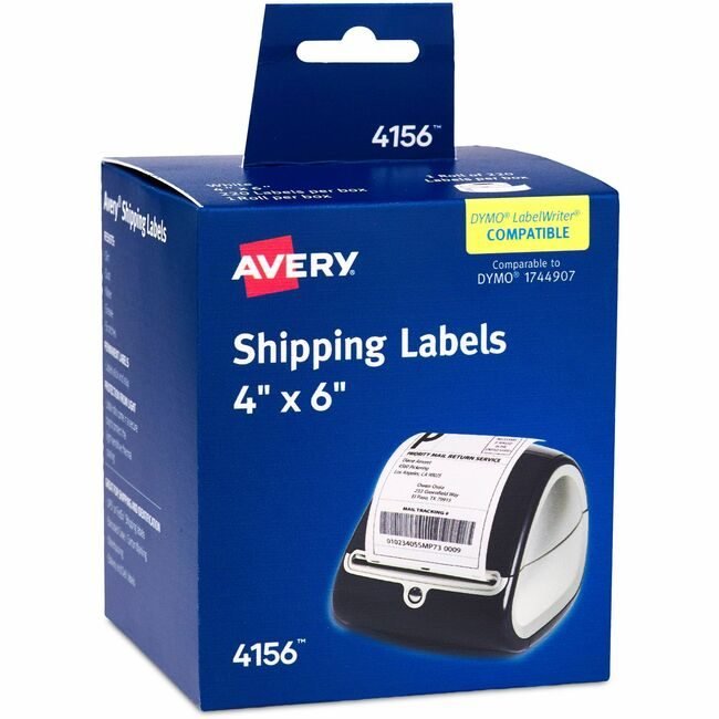 Avery Products Corporation Label Ppr Thermal 4X6 White AVE4156