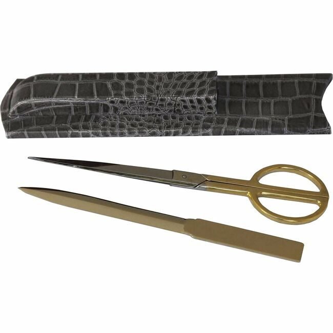 Dacasso Set Lib Lthr Protacini Gray DACA6227