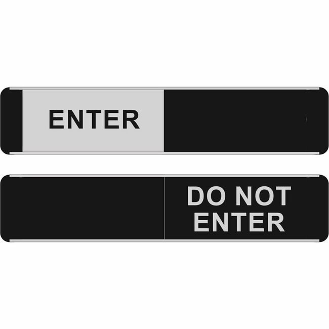 Stewart Superior Seco Doorsign Enter_Do Not Enter SSCBA112