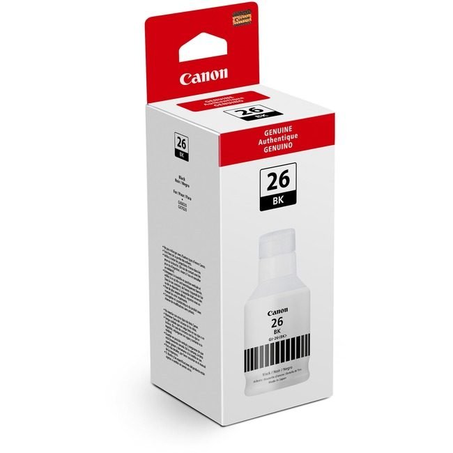 Canon U.S.A. Ink Bottle GI26 Black CNMGI26BK