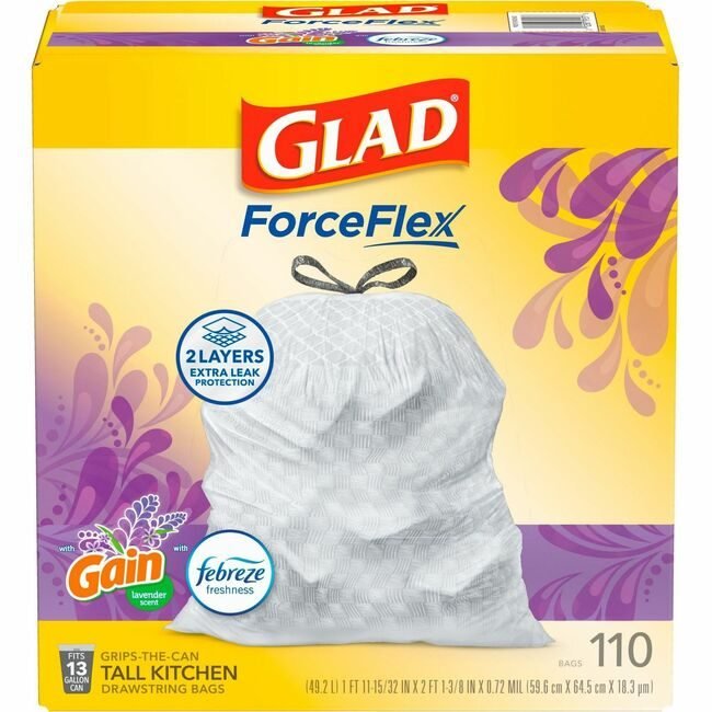 The Clorox Company CloroxPro / Bag Kitc Lav Odrs 13GL 110 CLO79157