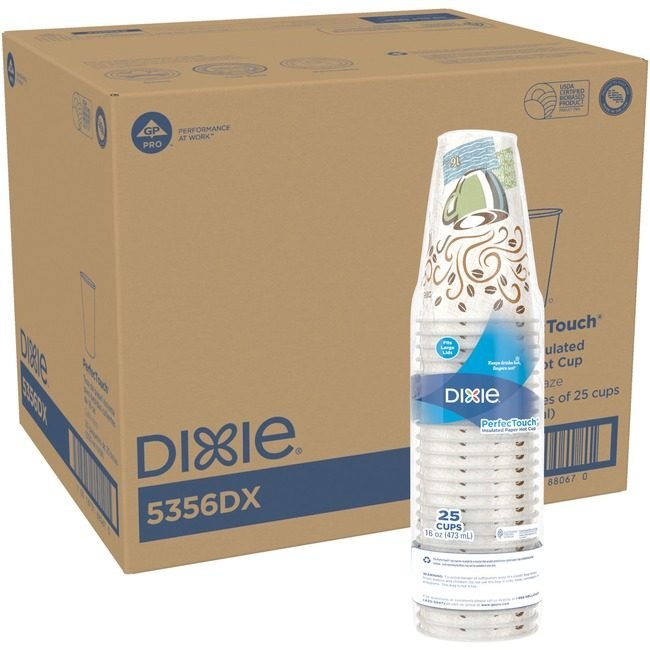 Georgia-Pacific Dixie Cup Prfctouch Wisesize 16OZ DXE5356DXCT
