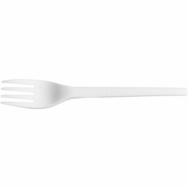 Vegware Fork Cpla 6.5IN 1000 Count VEGVWFK65