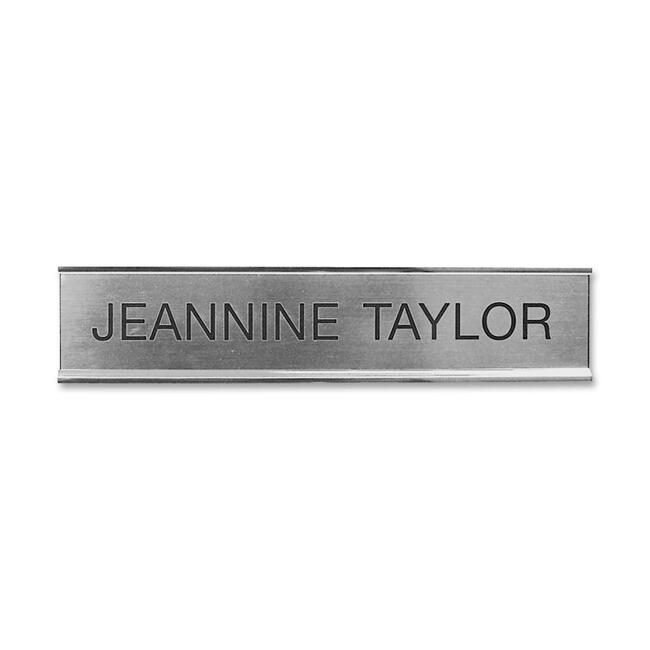Shachihata / Xstamper Sign Dsk Stnd Aluminum 2X10 Sr XSTK36