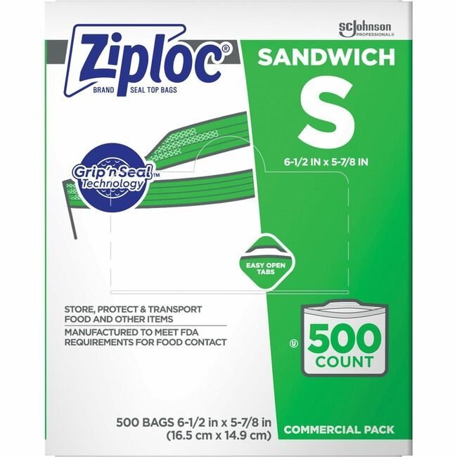SC Johnson Professional Bags Sandwich Ziploc SJN373953