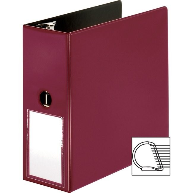 Business Source Binder D-Ring Lblhld 5" Bdy BSN33122