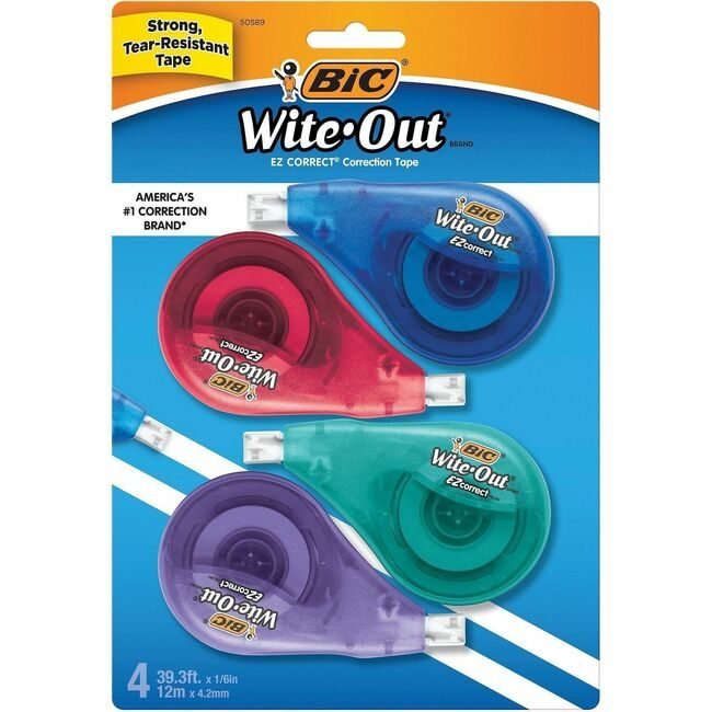 BIC Corporation Tape Correction 4PC BICWOTAPP418