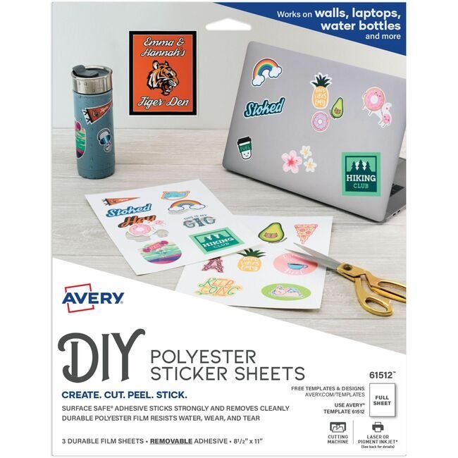 Avery Products Corporation Label We Dt 1UP AVE61512
