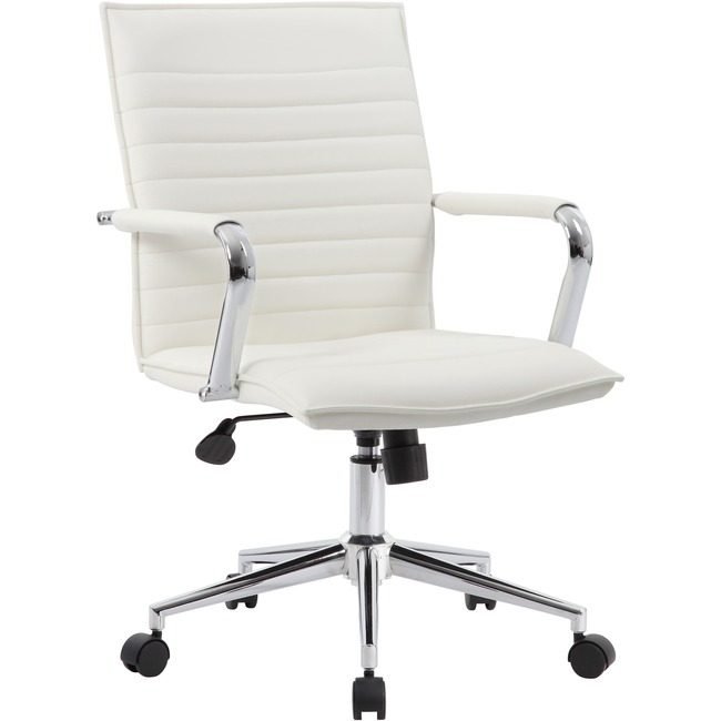 Boss Office Products Chair Executive White BOPB9533CWT