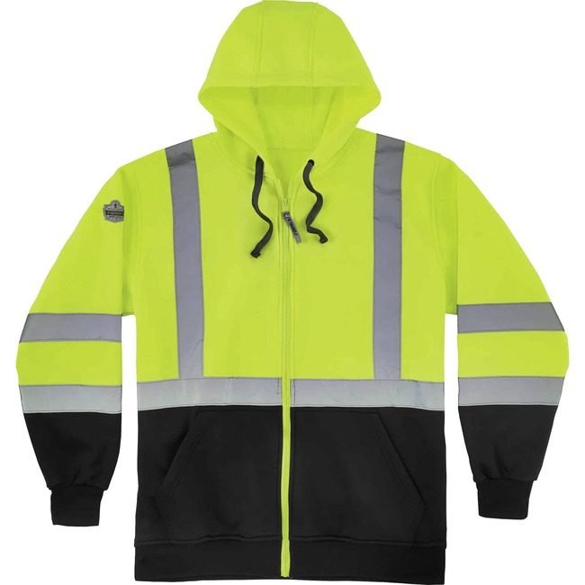 Ergodyne Sweatshirt Hooded 4X Lime EGO21848