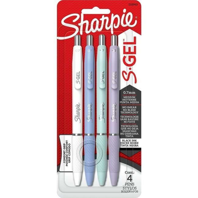 Sharpie / Expo / Prismacolor / Sanford Newell Brands / Sanford Sharpie / Expo / Prismacolor / Pen S-Gel 0.7MM F-Asst 4 Count SAN2220963