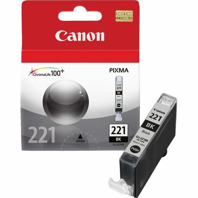 Canon U.S.A. Crtdg Dye Black CNMCLI-221BK