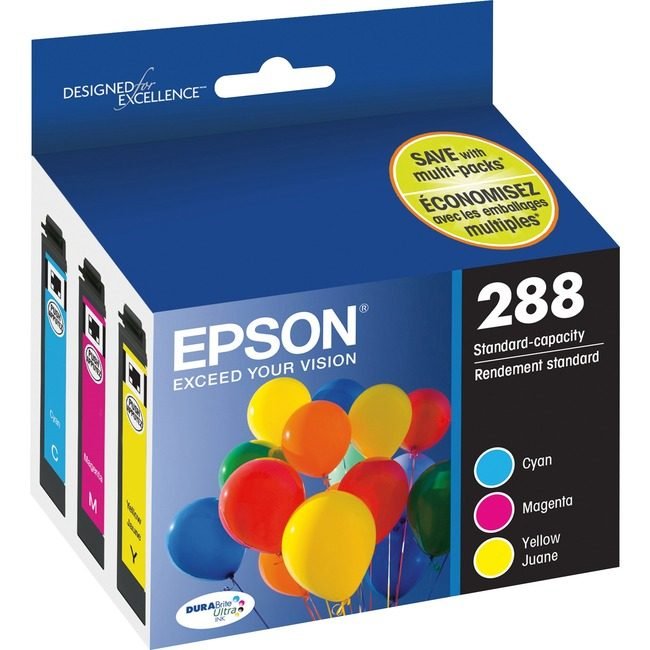 Epson America Crtdgs Inkjet 288 C M&Y EPST288520-S