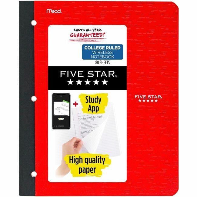 ACCO Brands Mead / Five Star Notebook Wirels Pckt 11X8.5 MEA09294