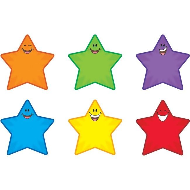 TREND Enterprises Accents Star Smiles 36 Count TEPT10907