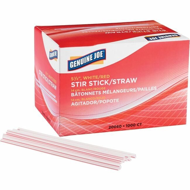 Genuine Joe Stirrer Plastic We/Rd 5.5 GJO20050