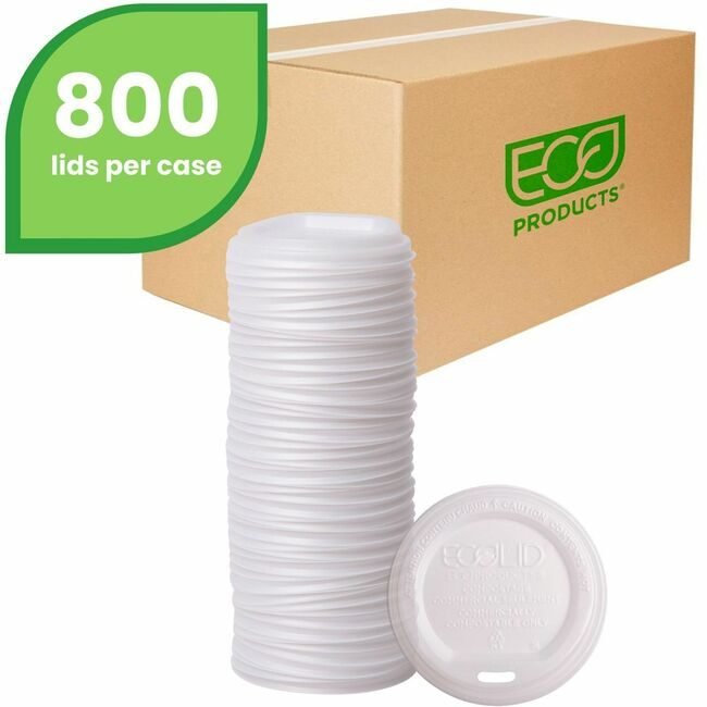 Eco-Products Lid Cup Hot Ecolid ECOEP-ECOLID-W