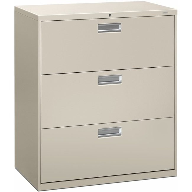 The HON Company File Lat 3DRW 36"-W/LCK Lgy HON683L-Q