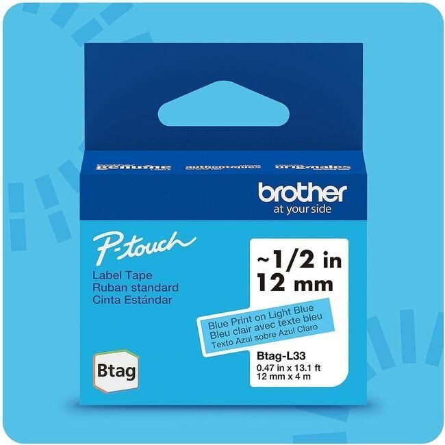 Brother International Tape Label Btag Be On Lt BRTBTAGL33