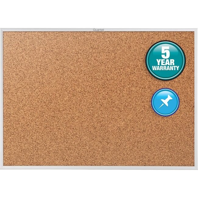 ACCO Brands Quartet Board Cork Alumfrm 4X6 QRT2307