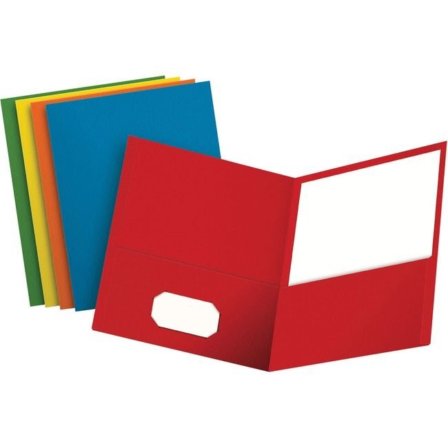 TOPS Products / ACCO legacy Oxford Folder 2-POCKET Letter Assorted OXF57513