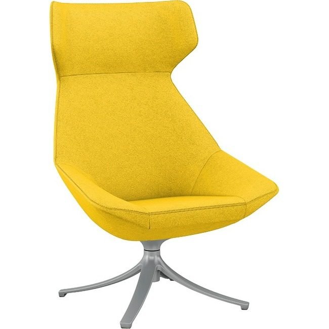 9to5 Seating Chair Wingback Swivel Latte NTF9236LGPFLA