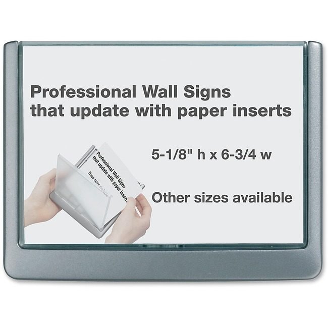 DURABLE Sign CLICK 5-1/8"HX6-3/4"W DBL4977-37