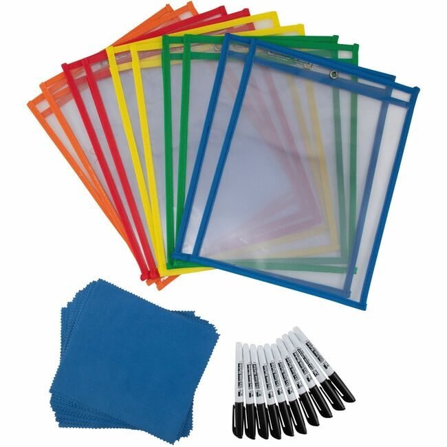 Charles Leonard Pocket Dryerase Clsspk 10 Count LEO29130