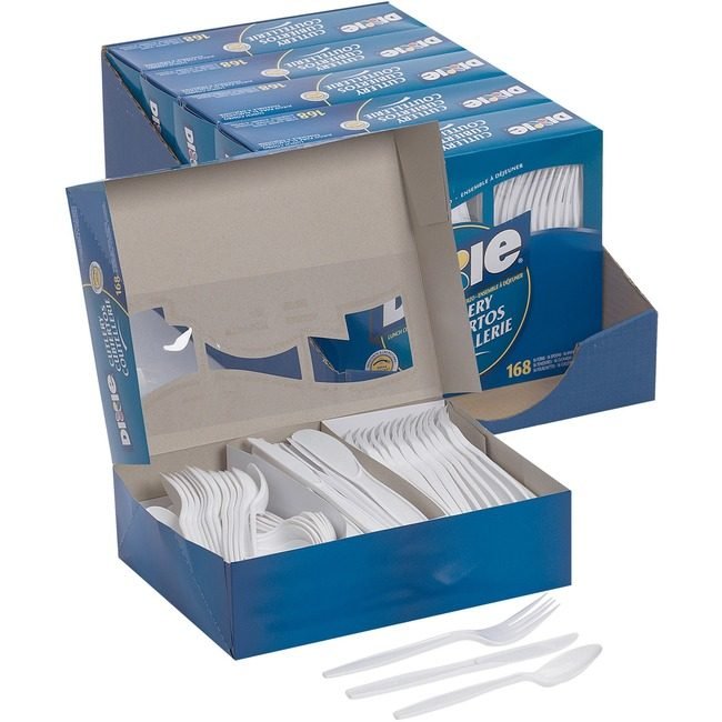 Georgia-Pacific Dixie Cutlery Combo Box Hvy Duty DXECM168CT