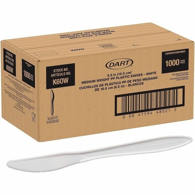 Dart Container Corporation Cutlery Knife Pp We 1000 DCCK6OW