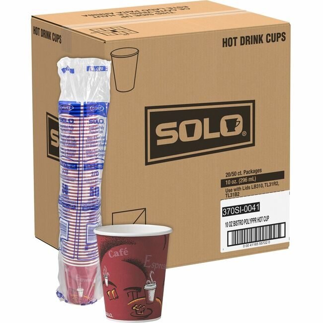 Dart Container Corporation Solo Cup Paper Hot 10 OZ Mrn SCC370SI0041