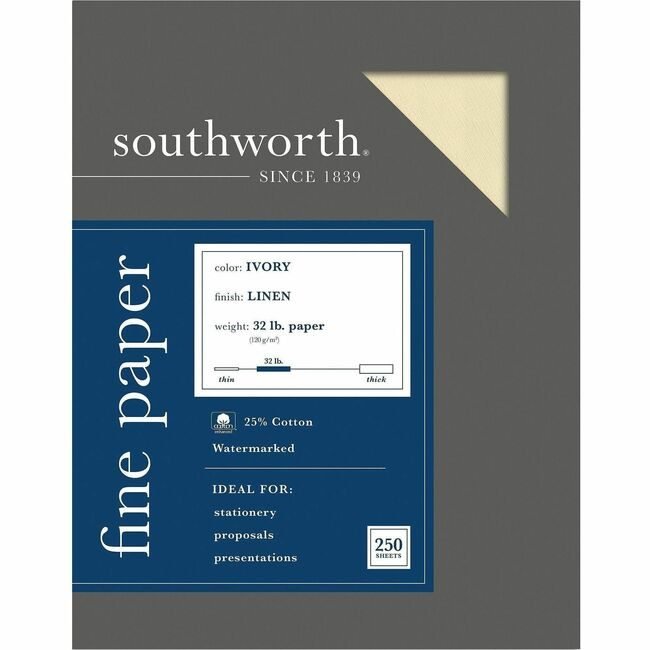 Southworth Paper Linen 32# 25%CTN Iy SOUJ568C