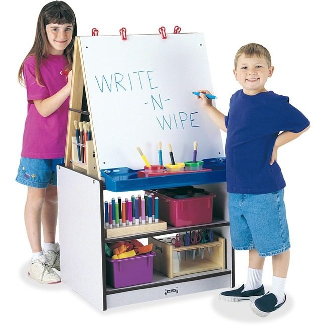 Jonti-Craft, Inc. Center Art 2-STATION Black JNT0289JCWW180