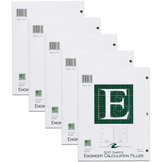 Roaring Spring Paper Products Engineer Flr Green 500 SHT ROA95782CS