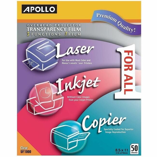 ACCO Brands Corporation Quartet Transparency Multi Pln Ppr APOUF1000E