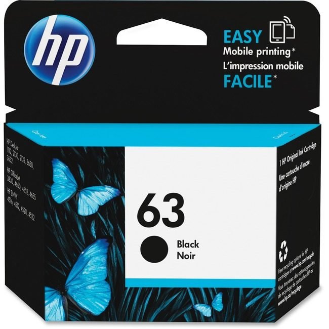 HP Inc. / Hewlett-Packard Crtdg Ink Black ORIG HP63 HEWF6U62AN