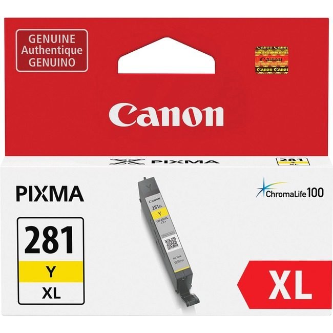 Canon U.S.A. Crtdg Ink Yellow XL CNMCLI281XLYW