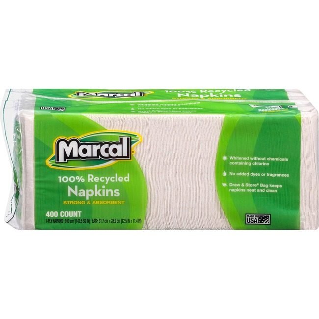 Marcal Pro Marcal Manufacturing, LLC Pro Napkins Luncheon 1-PLY We MRC6506