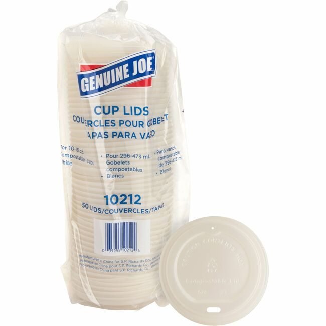 Genuine Joe Lid Cup 10-16 OZ GJO10212