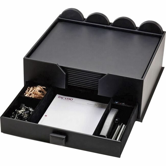 Dacasso Conf Lthrette 23PC Black DACD1060