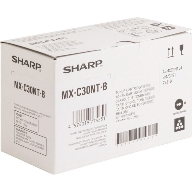 Sharp Electronics Crtdg Lsr MXC300 Black 6K SHRMXC30NTB