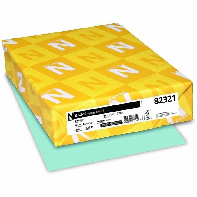 Neenah Paper, Inc. Astrobrights Vellum Bristol 67# Be WAU82321