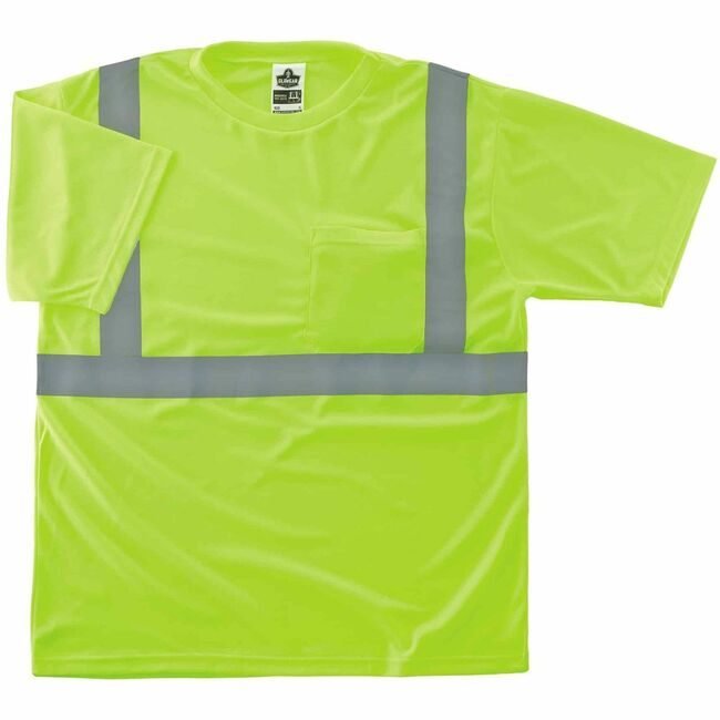 Ergodyne Shirt Work Recycled Lime 3X EGO21537